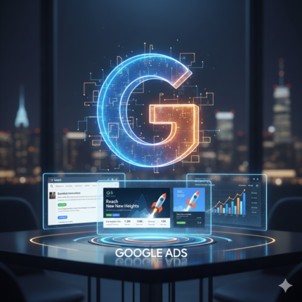 Google Ads campaign analytics and digital marketing dashboard