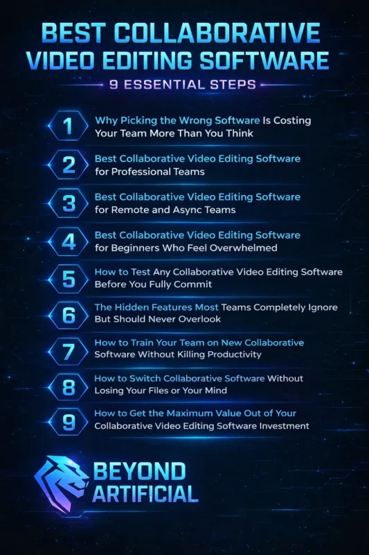 Best Collaborative Video Editing Software -9 Essential Steps
