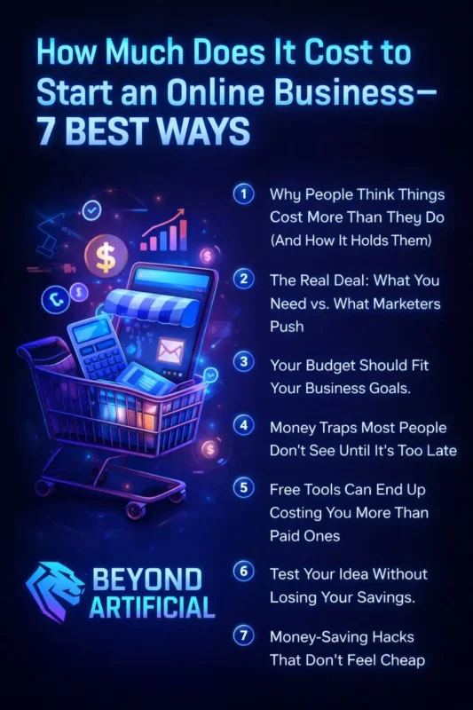 How much does it cost to start an online business-7 Best ways