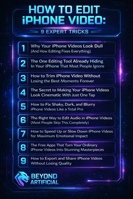 How to Edit iPhone Video 9 Expert Tricks