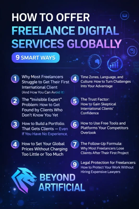 How to Offer Freelance Digital Services Globally-9 Smart Ways