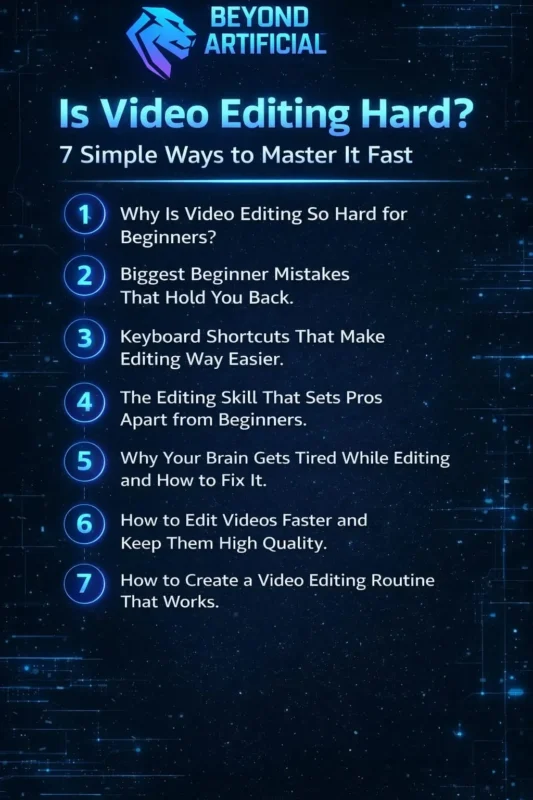 Is Video Editing Hard 7 Simple Ways to Master It Fast